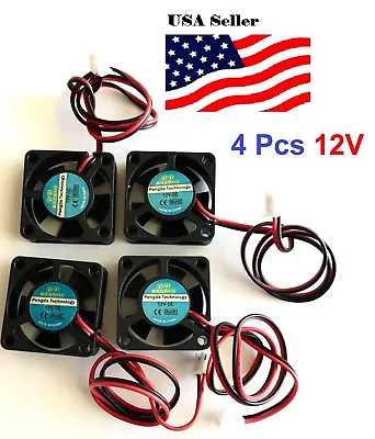 4 Pcs 5V 12V 24V 30mm Cooling Computer Fan 3010 30x30x10mm DC 3D Printer 2-Pin • $11