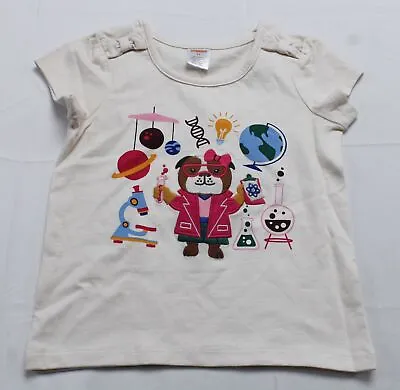 Gymboree Girl's Embroidered Prep School Science Top JW7 Halo White Size 3T NWT • $14.84