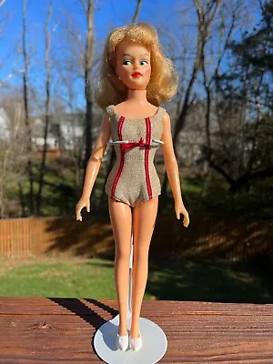 Vintage 1965 Ideal Glamour Misty Doll With Original Suit Tammy Friend Very Good! • $100