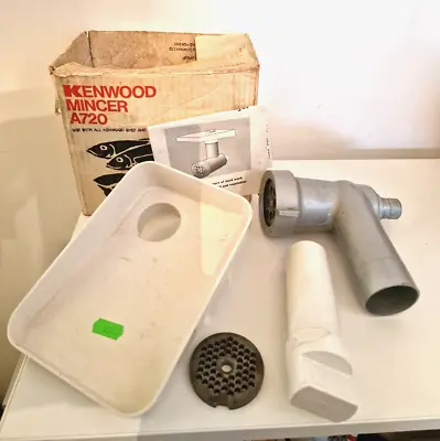 A720 Mincer For Kenwood Chef Boxed Very Good UNUSED Condition With Instructions • £19.99