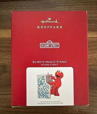 2021 Hallmark ELMO'S MAGIC PIANO Sesame Street Keepsake Ornament MUSICAL 2.99  • $20