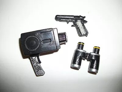 Gilbert Man From U.N.C.L.E. Vtg MOON MCDARE Pistol Camera For 12  Figure • $29.99