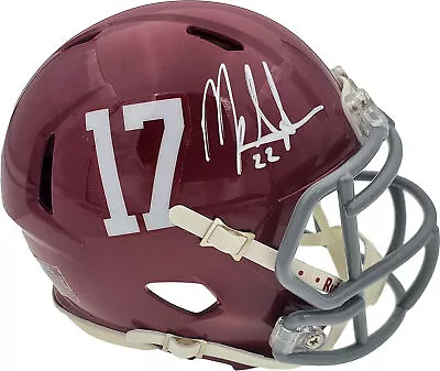 Mark Ingram Autographed Alabama Crimson Tide Speed Mini Helmet Beckett 185832 • $69