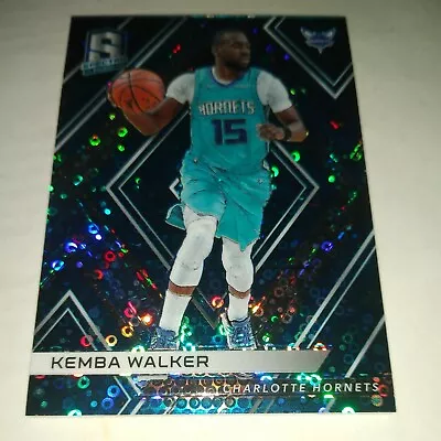 Kemba Walker 2017 Spectra Prizm Neon Blue #40 **57/99** Hornets Uconn Huskies • $4.50