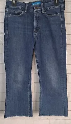 Anthropologie M.I.H. Marty Jeans Women's Size 28 High Rise Cropped Denim Raw Hem • $20