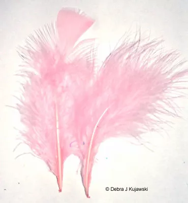 Quality Marabou Feathers LIGHT PINK Fluffy 3-8   L  7 Grams Approx 35  Ct • $3.15