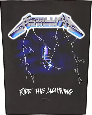 Metallica - Ride The Lightning - 14  X 11  Printed Back Patch • $15.99