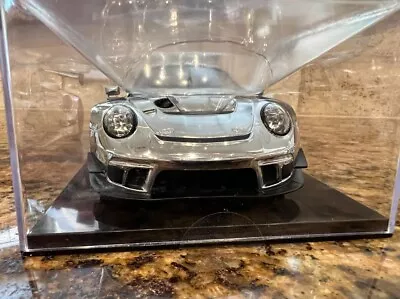 1/28 Kyosho Mini Z GL Racing Porsche 911 GT-3 98MM Silver Chrome Racing Body • $90