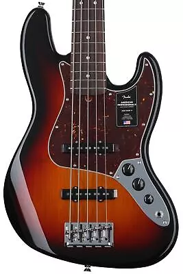 Fender American Professional II Jazz Bass V - 3 Color Sunburst With Rosewood • $1999.99