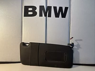 BMW M5 E39  /M Passenger Right Side Sun Visor Black Leather 2000-2003 OEM • $199.95