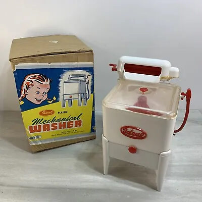 Ideal Toy Mechanical Washer Washing Machine 50s W/HAND CRANK WRINGER *See Pics* • $89.95