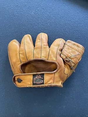 1940s Goldsmith MacGregor Buddy Kerr Baseball Glove Mitt GORGEOUS DW Model • $82