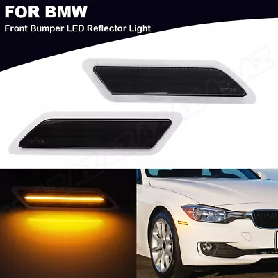 LED Front Bumper Reflector Light Side Marker Lamp For 2012-15 BMW 328i 335i 320i • $35.99