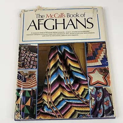 Vtg 1976  Mccalls Book Of Afghans  65 Patterns Knit/crochet  Book Hbdc 157pgs • $12.99