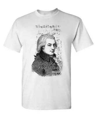 Rock Me Amadeus Mozart - Unisex Cotton T-Shirt Tee Shirt • $12.99