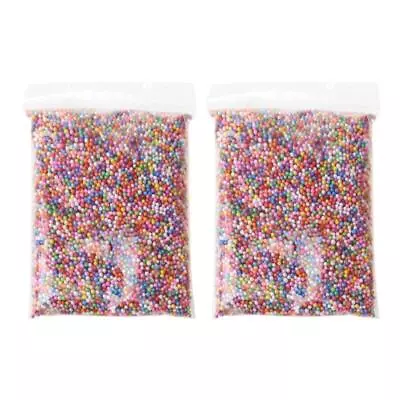 $7.55 • Buy Colorful Styrofoam Mini Foam Ball Small Beads For Slime DIY Art Craft Decoration