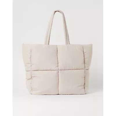 H&M Puffer Tote Bag Soft Trendy Shopper Bag For Women Lightweight • $24