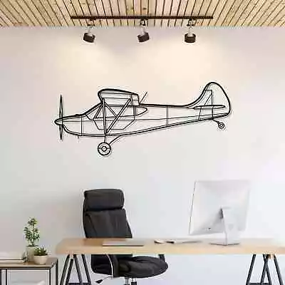 Wall Art Home Decor 3D Acrylic Metal Plane Aircraft USA Silhouette Savage • $87.99