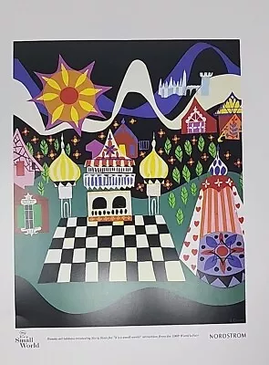 DISNEYLAND Mary Blair It's A Small World 45th Anniversary Lithograph Nordstrom • $50