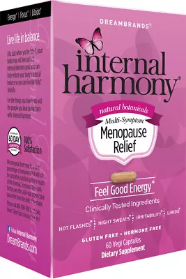 INTERNAL HARMONY MENOPAUSE RELIEF Hot Flashes Estroven Remifemin Libido Sweats • $29.99