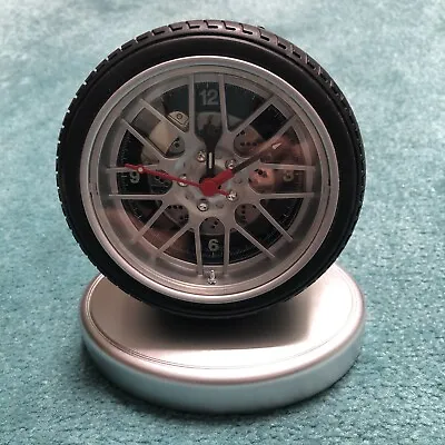 Tire/Wheel Desk Clock New In Box Model#50929 • $36