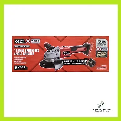 Ozito Power X Change PXC 18V 125mm Cordless Brushless Angle Grinder - SKIN ONLY • $177.50