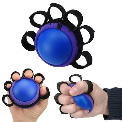 Gym Equipment Exercise Trainer Hand Gripping Finger Strength Finger Grip Ball • £5.94