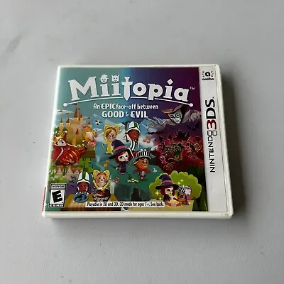 Nintendo 3DS Game Miitopia Tested Role Playing Rated E Everyone Amiibo Epic • $24.99
