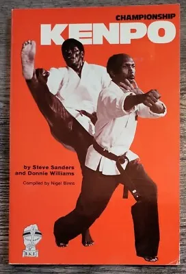 $25 • Buy RARE Championship Kenpo By Steve Sanders Kempo Karate Ed Parker  Martial Arts