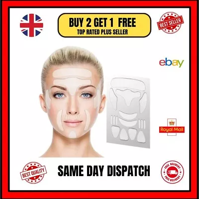 £4.69 • Buy 16pcs Silicone Anti Wrinkle Reusable Pad Face Eye Patches Forehead Patch Skin UK