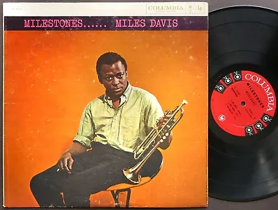 MILES DAVIS Milestones LP COLUMBIA CL 1193 US 1958 6-EYE DG MONO John Coltrane • $102.84