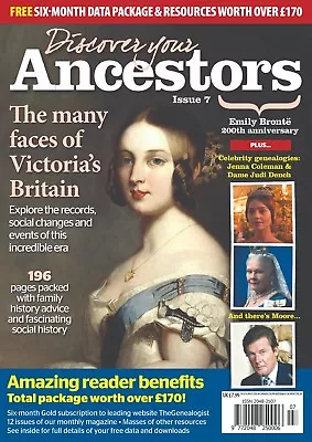 Discover Your Ancestors Issue 7 - Family History / Genealogy Magazine • £7.99