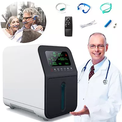 220V Oxygen-Concentrator Machine 1-7L/min Adjustable Generator Health Home Care • $438.59