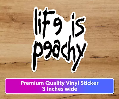 Korn Life Is Peachy Vinyl Decal Rock Music Metal Band Car Laptop Guitar Sticker • $4.49