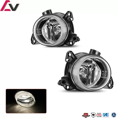 Pair Fog Lights For 2010-2011 MERCEDES-BENZ E300 GL500 Front Bumper Lamps • $45.99