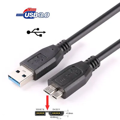 Usb 3.0 Cable Cord For Western Digital Wd My Book Studio Desktop Hard Drive Hdd • $6.99