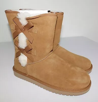 Koolaburra By UGG Women's Victoria Short Boots In Chestnut NEW Size 11 1015874 • $58