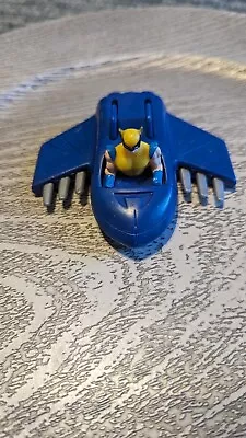 1996 Marvel McDonalds Happy Meal Toy - Wolverine #3 In Blue Ship X Men • $0.01