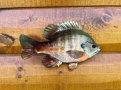 Realistic Bluegill Fish Metal Replica 2D Wall Mount Wildlife Art Cabin Art Decor • $45