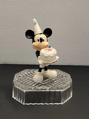 Lenox Disney Mickey Mouse  Happy Birthday To You December Figure No Box • $35