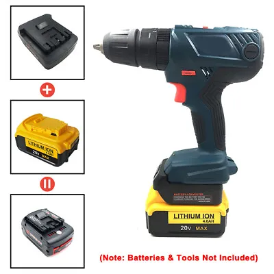 Charger Adapter For Dewalt 18V/20V Li-Ion Battery To Bosch 18V Cordless Tools • $33.35