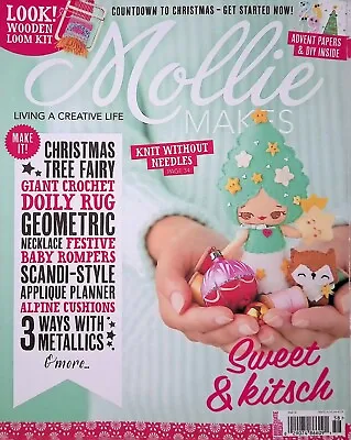 Mollie Makes Magazine Issue 58 Sew Crochet Knit Embroider Papercraft • $14.99