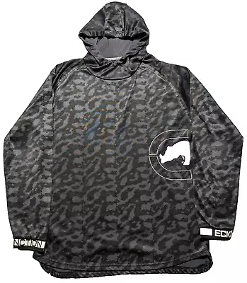 ECKO UNLTD FUNCTION Men Size XL GUNMETAL Camo Rhino Pullover Hoodie • $27.99