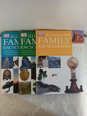 Set Of 3 DK Illustrated Family Encyclopedia  Vol 13 & 5 . • £8.99