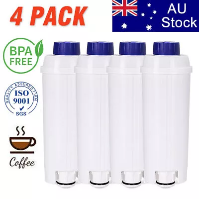 4x Water Filter For Delonghi Magnifica S Automatic Coffee Machine ECAM22110SB AU • $30.90