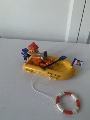 £3.99 • Buy Playmobil Small Dinghy Rescue Boat And Figure Set .