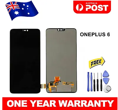 For ONEPLUS One Plus 6 LCD Touch Screen Digitizer Assembly Replacement BLACK • $87.90