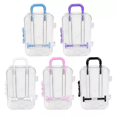 Transparent Mini Luggage Gift Box PVC Transpare Bag Fashion Box Handbag • $7.07