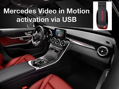 £118 • Buy Mercedes C S GLC COMAND NTG5 NTG5s2 TV Free DVD Video In Motion Activation USB