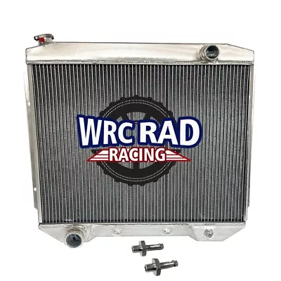 2 Row Aluminum Radiator For 1957-1959 58 Ford Fairlane Ranchero Edsel Mercury V8 • $103.77